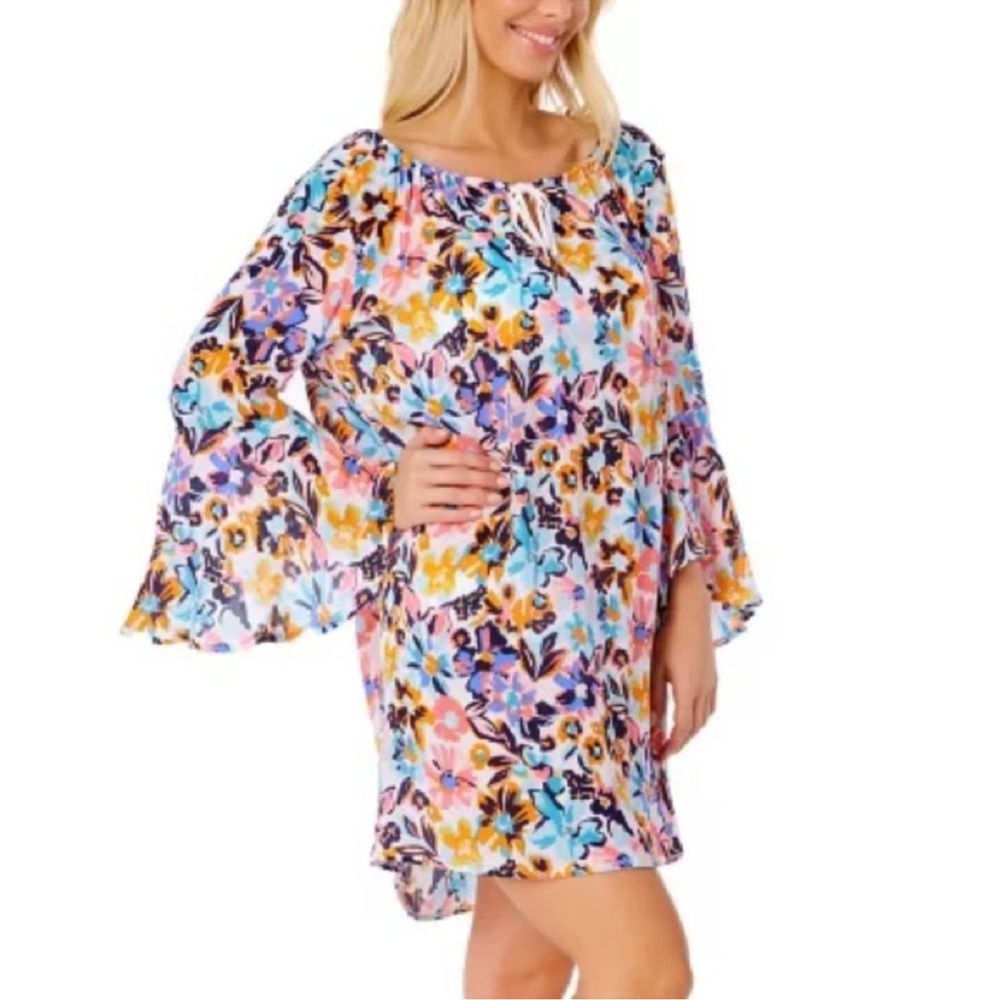 Anne Cole Floral Swim Coverup - Multicolor